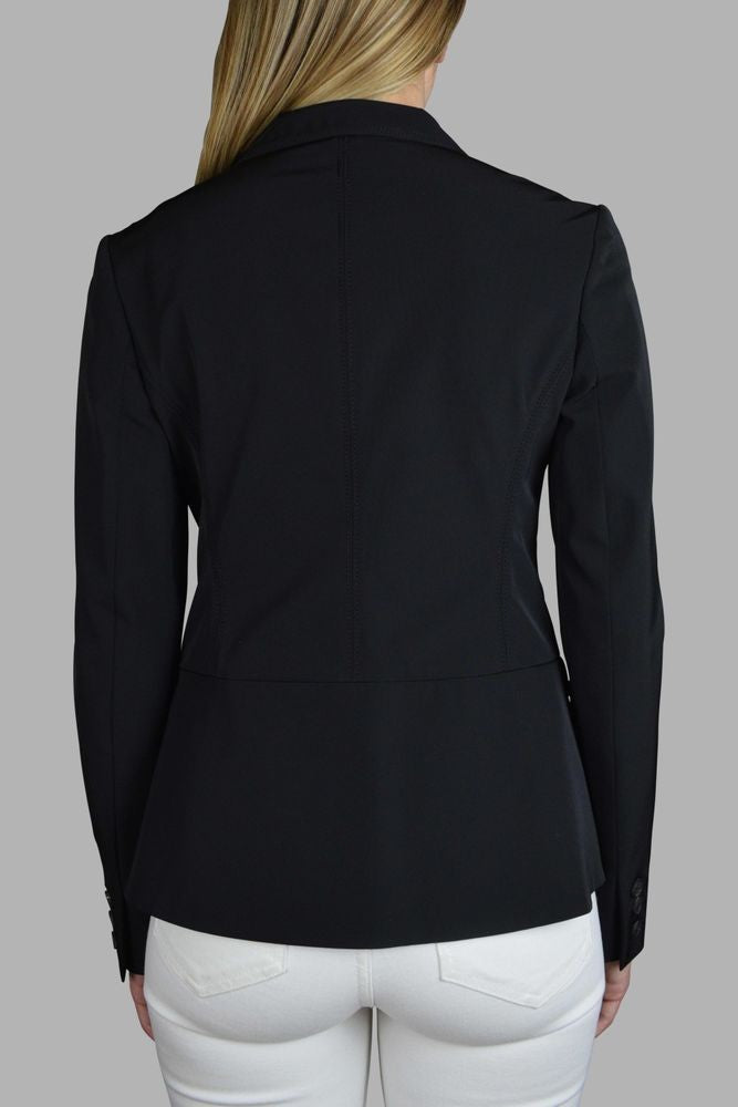 Prada Fitted Black Jacket With Button Closure
