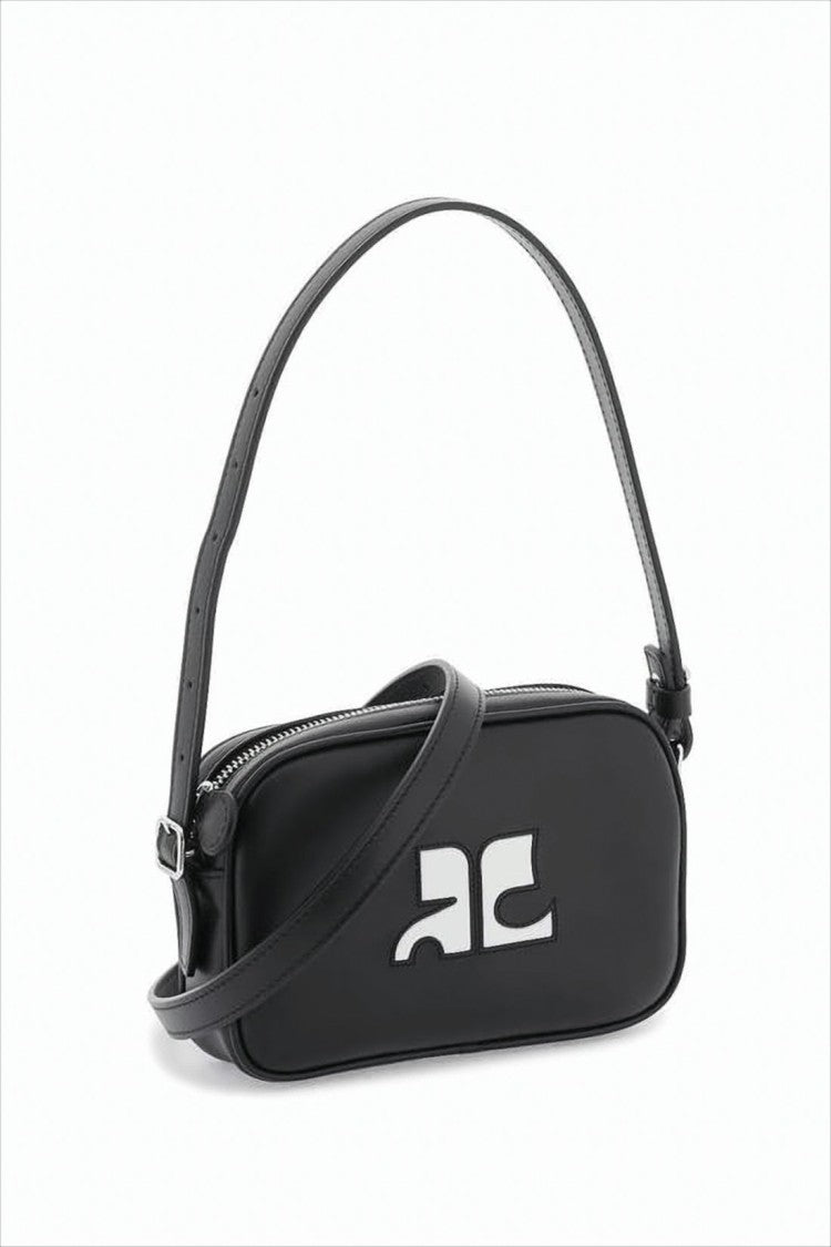 Courrèges Rectangular Shoulder Bag With Bold Logo