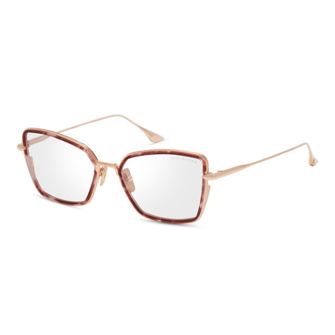 Dita Behcka Oversized Geometric Frame Sunglasses With Tortoiseshell Acetate
