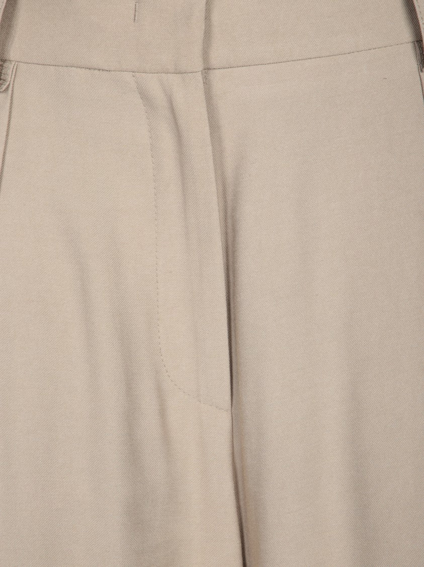 Blanca Vita Mastic Viscose Twill Trousers