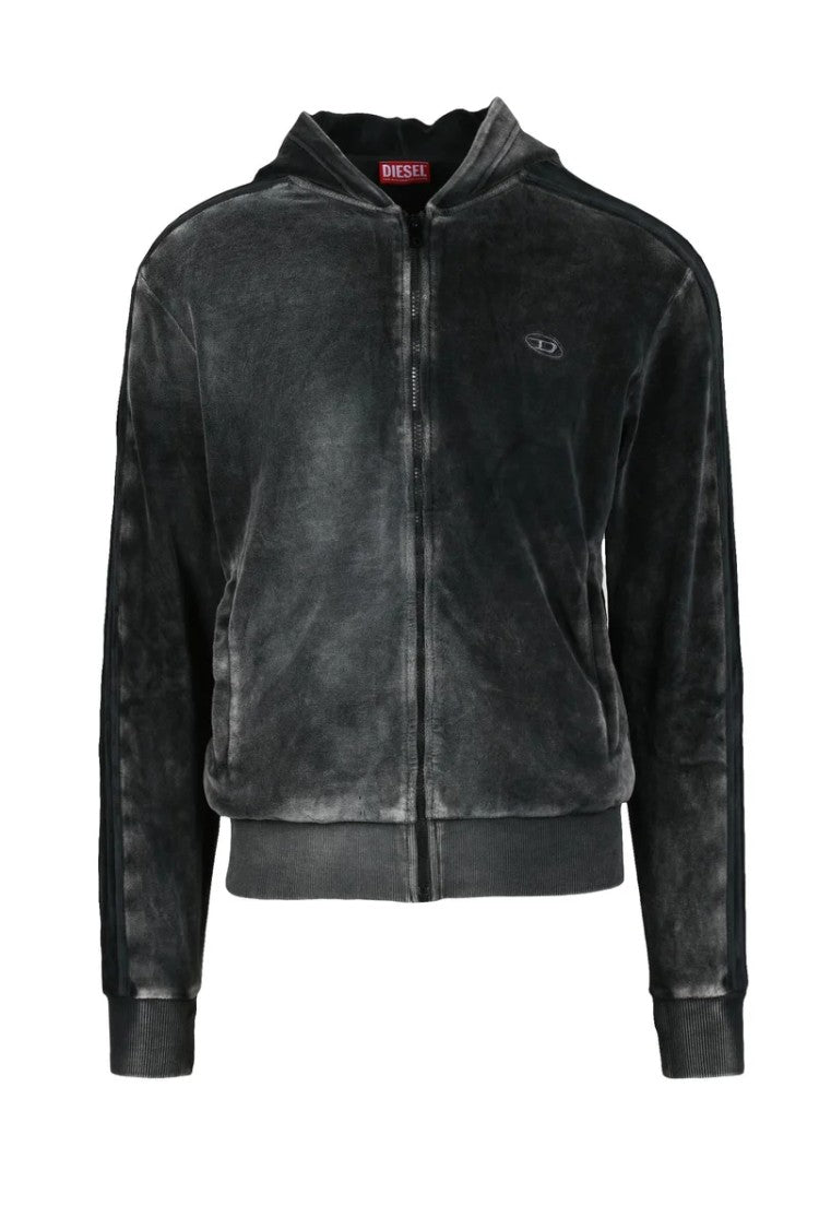 Diesel Men's Sweatshirt - Black Cotton Blend