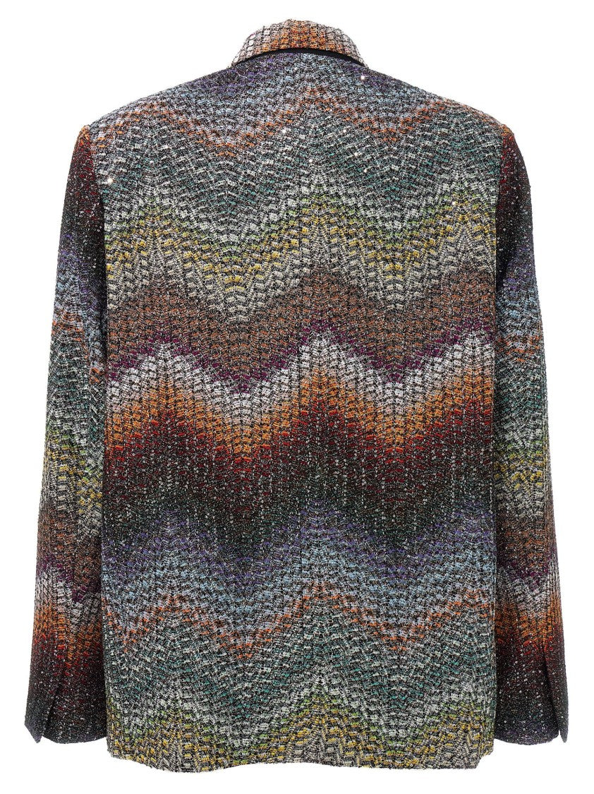 Missoni Lamé And Sequin Viscose Blazer