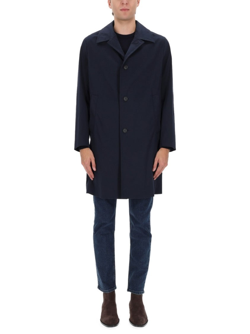 Boss Black Cotton-Blend C-Clark Mid-Length Coat
