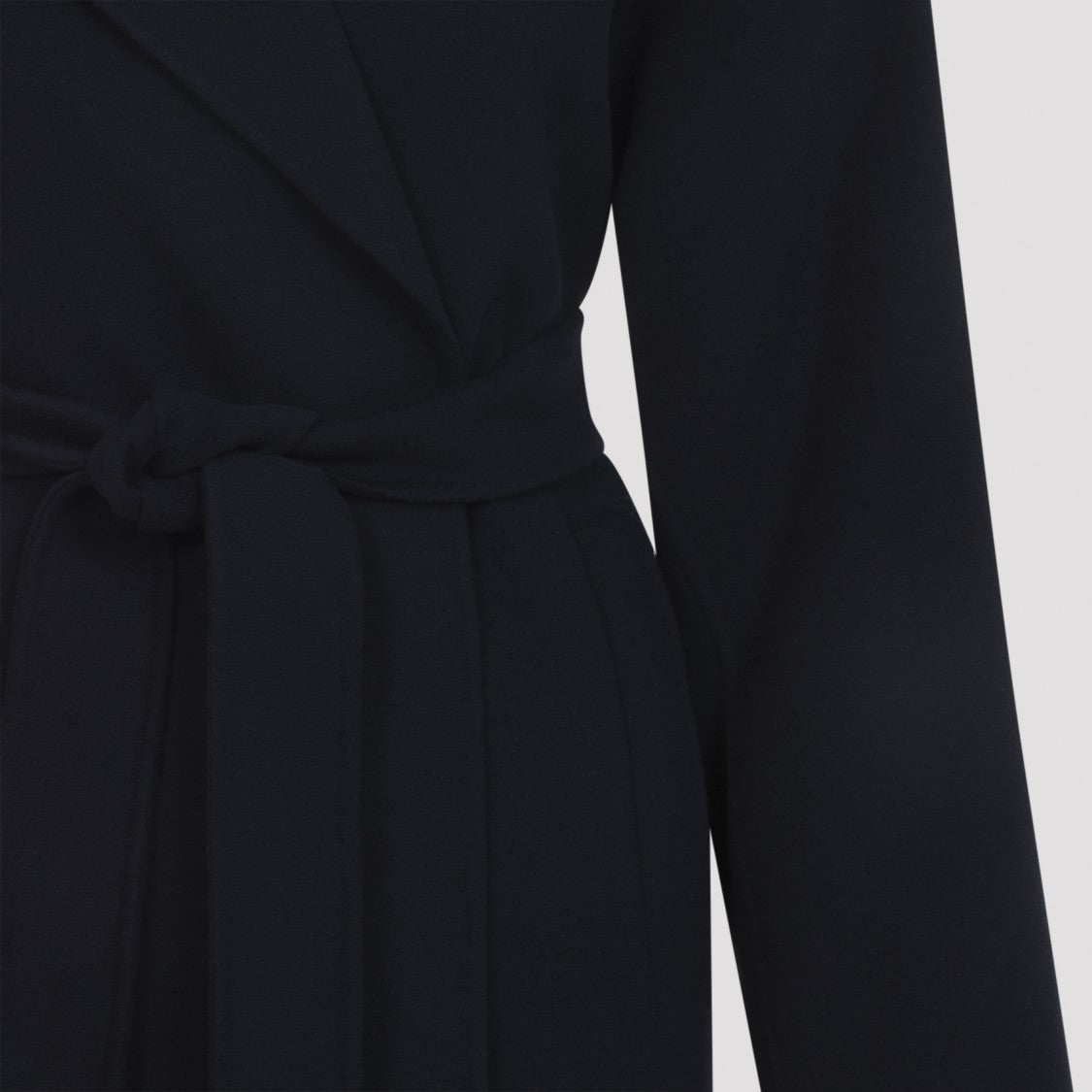 Max Mara Blue Virgin Wool Coat