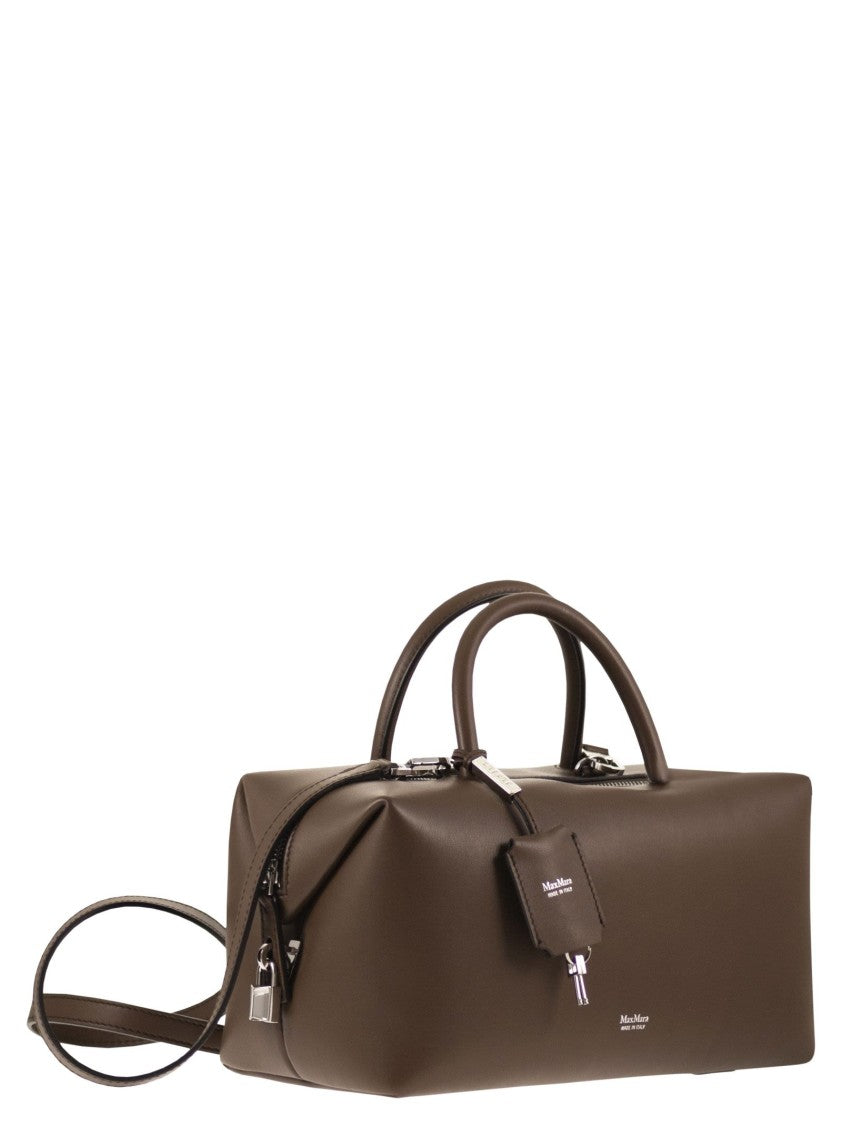 Max Mara Holdallm - Medium Satchel In Natural Leather