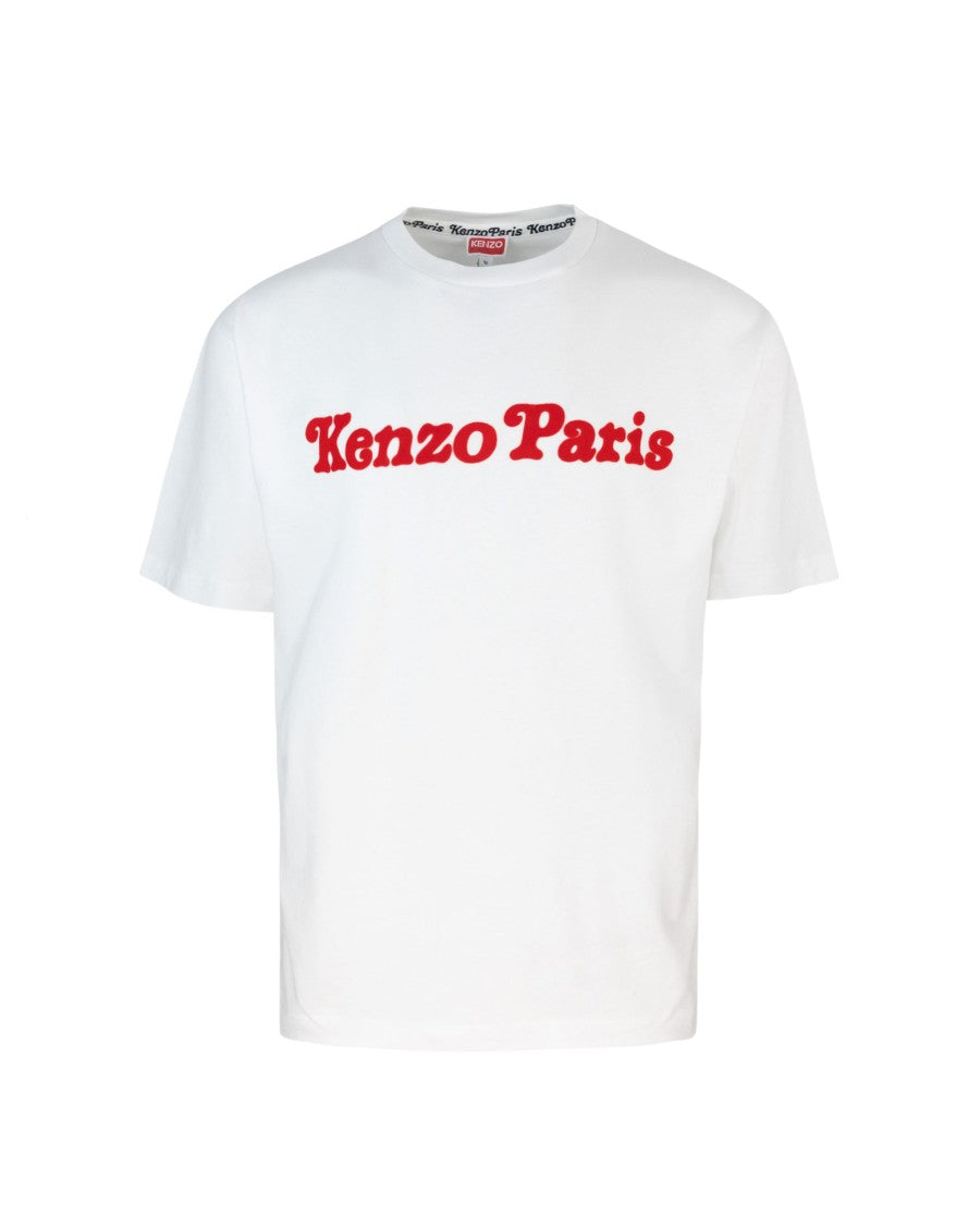 Kenzo White Oversized Printed T-Shirt
