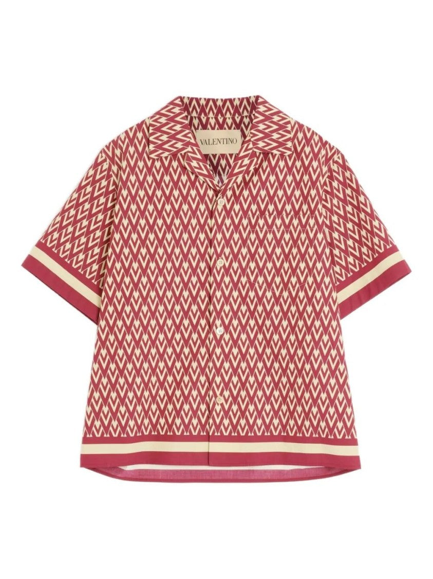 Valentino `Toute La V` Bowling Shirt