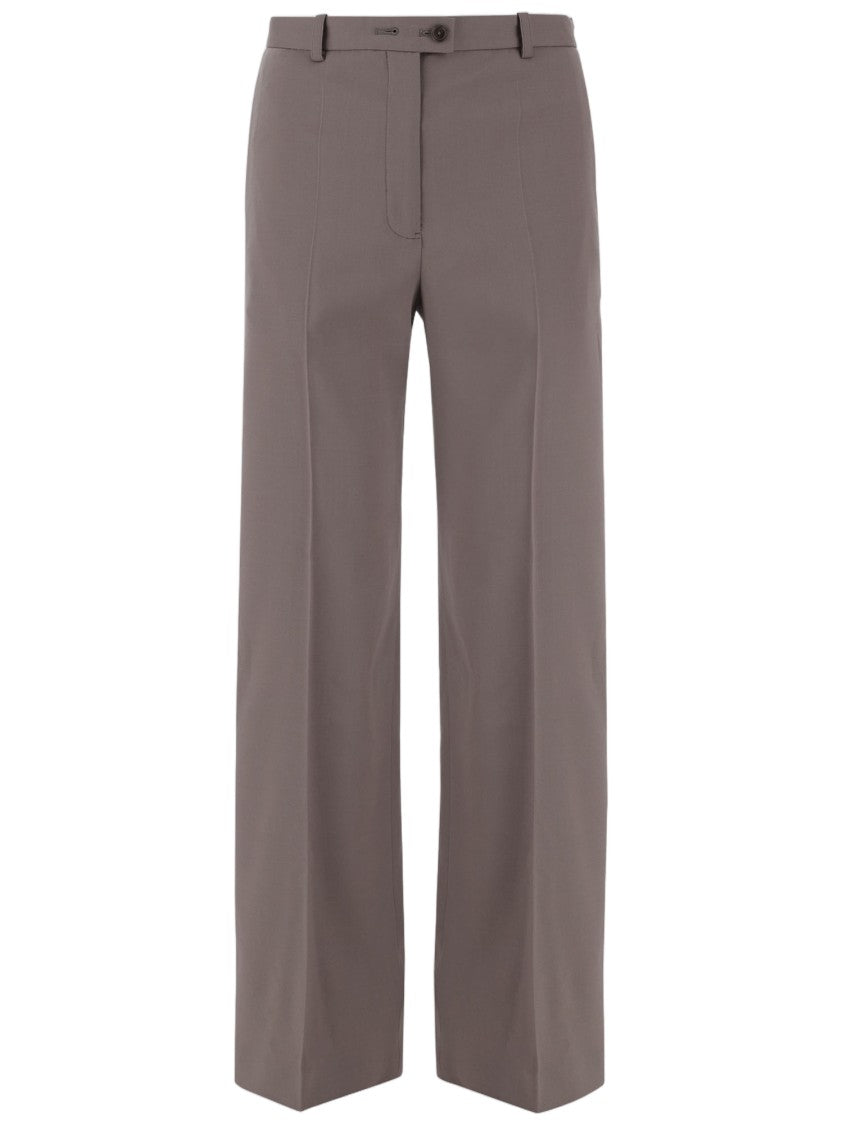 Jil Sander Straight-Leg Tailored Pants With Seam Details