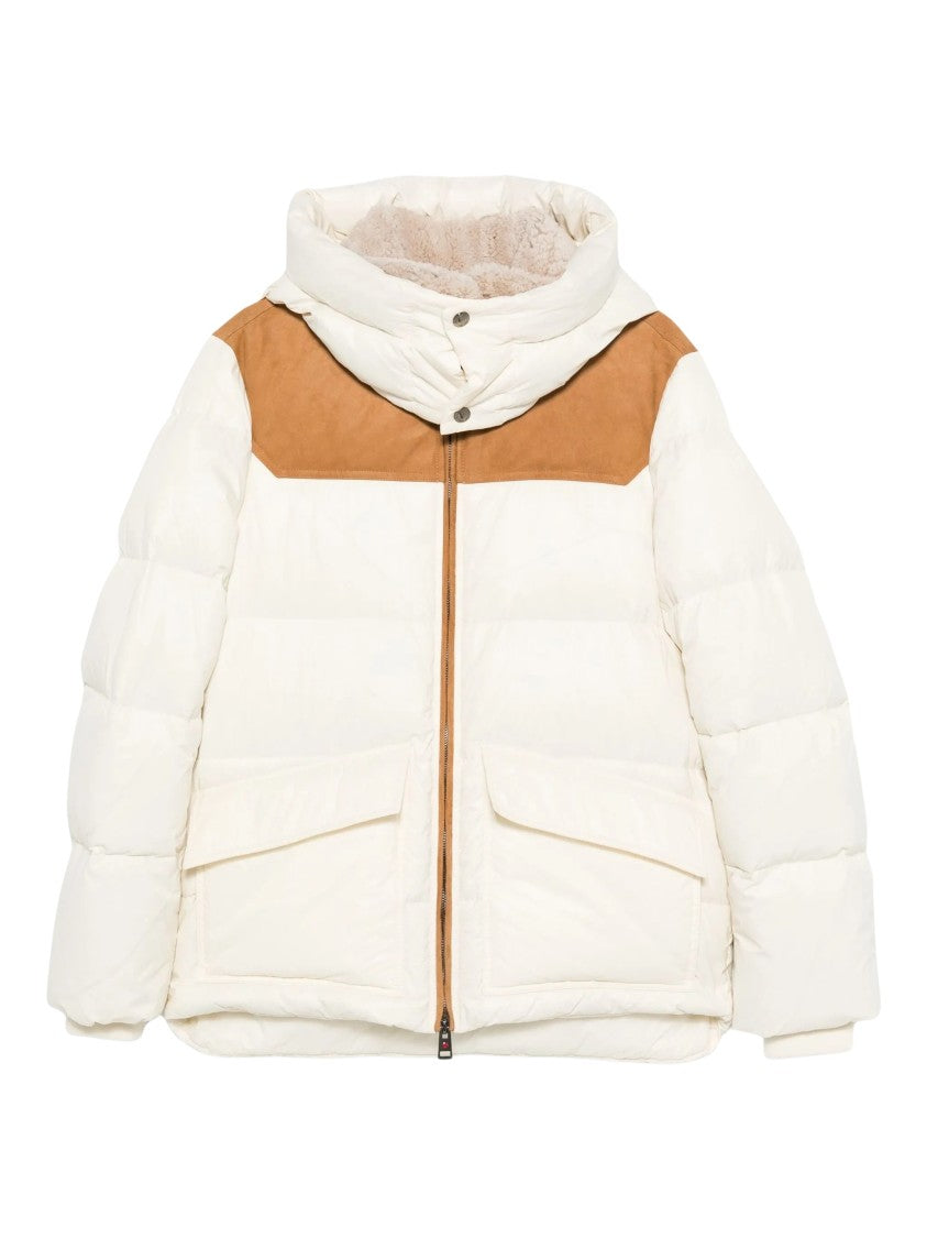 Kired Off-White Tirso 2 Quilted Suede Down Jacket