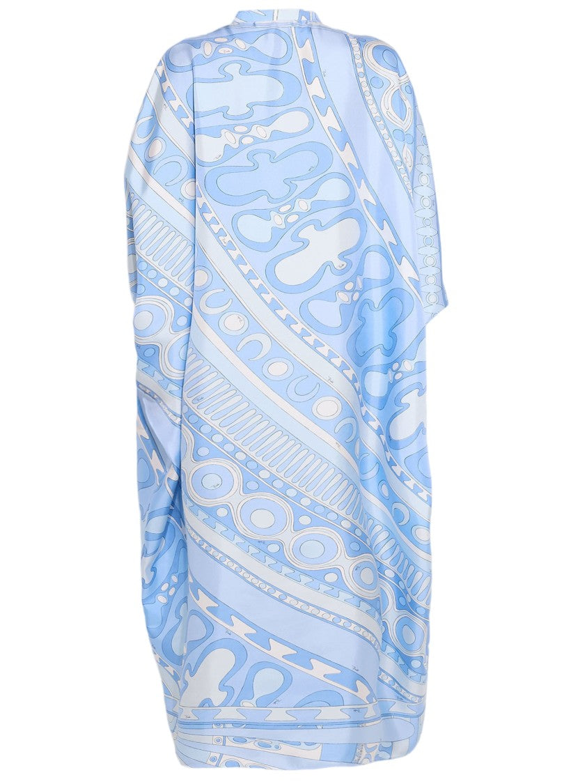 Emilio Pucci Tunic-Style Long Dress With Geometric Patterns