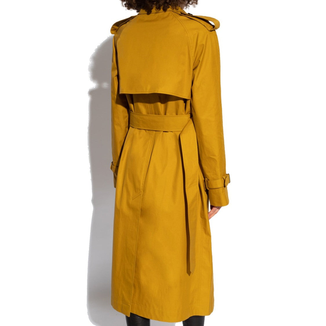 Burberry Relaxed Double-Breasted Trench Coat With Buckle Belt