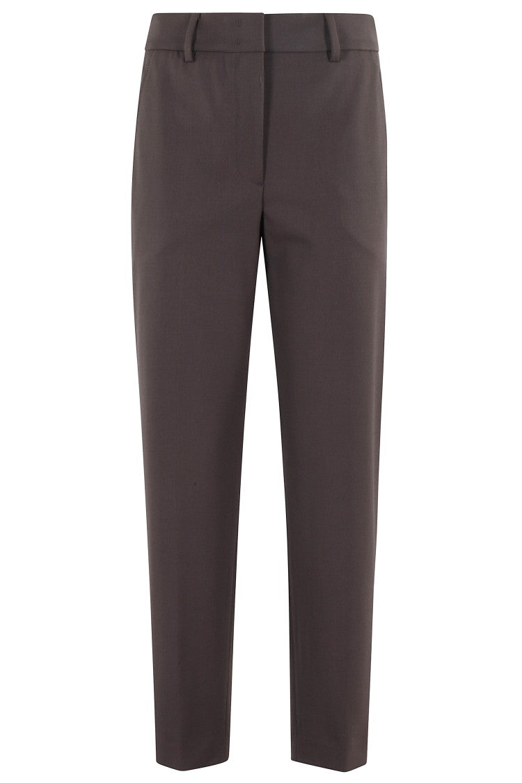Seventy Straight Leg High-Waist Pants With Four-Pocket Design