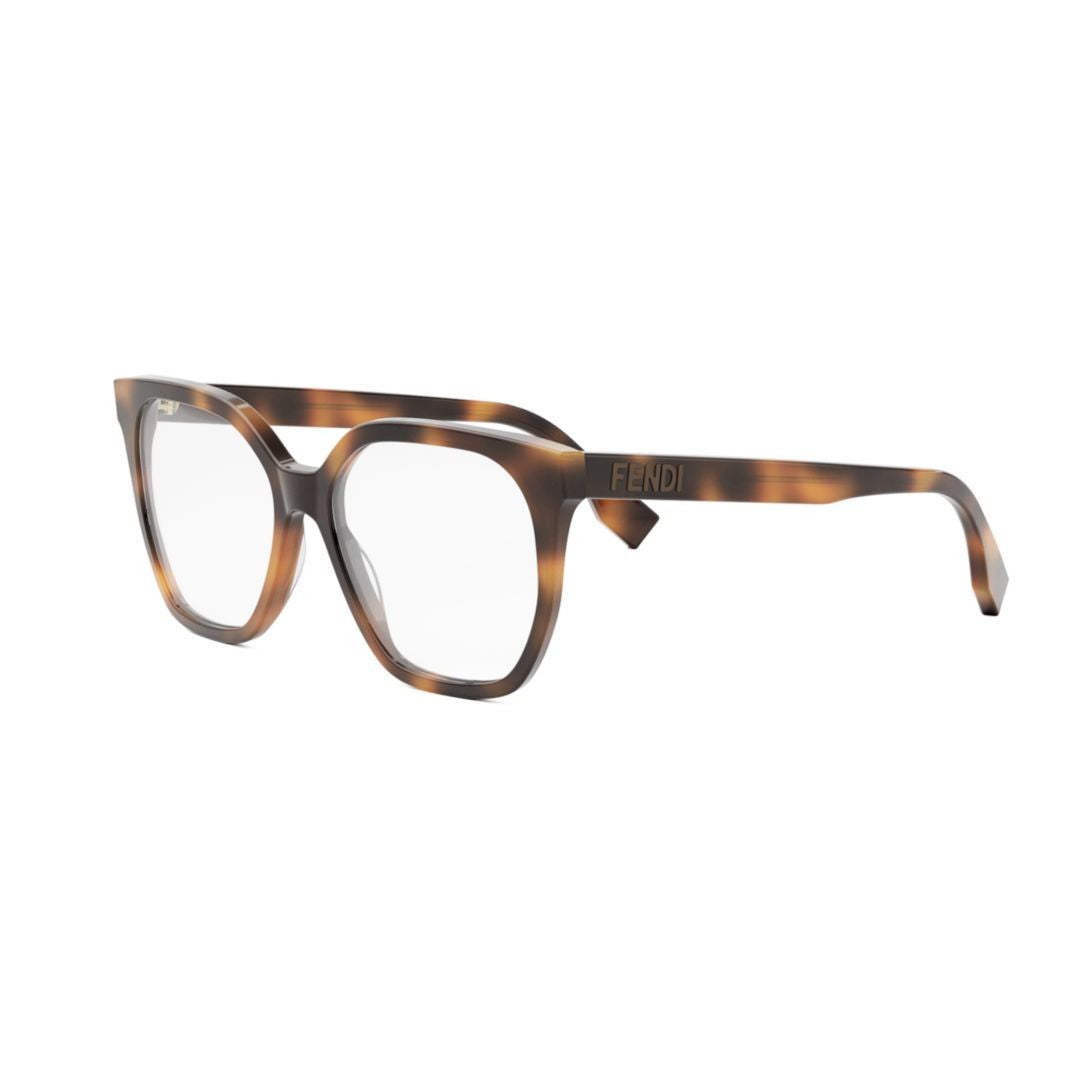 Fendi Fe50087i Oversized Tortoiseshell Square Frame Sunglasses