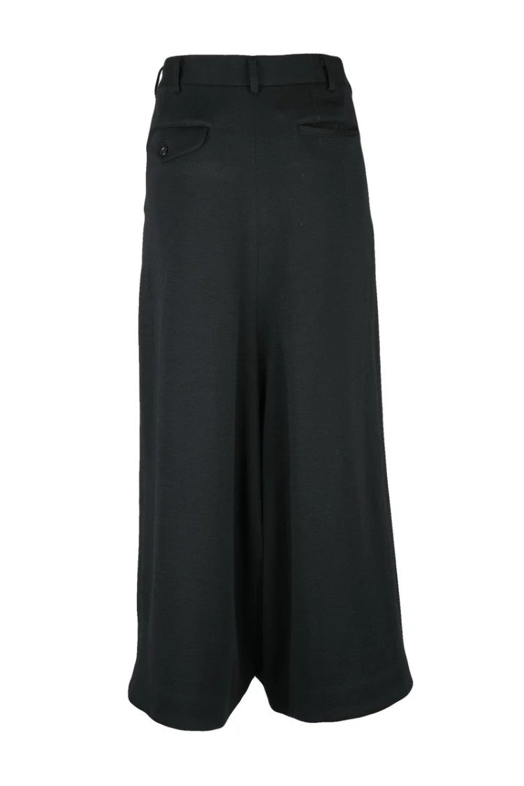 Comme Des Garçons Wool Culottes - Black