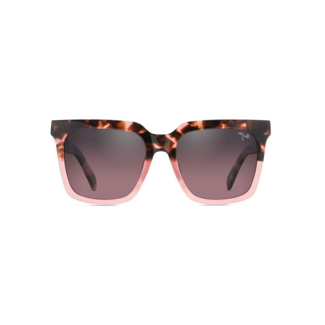 Maui Jim Rooftops Square Frame Sunglasses With Tortoiseshell And Gradient Tint