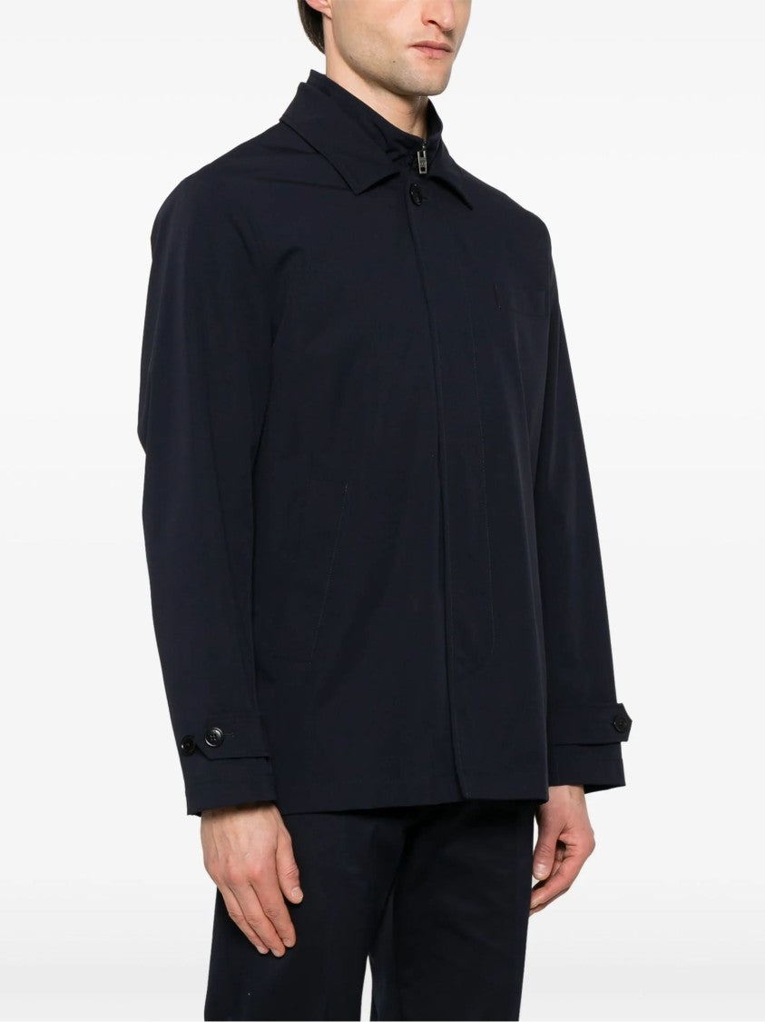 Fay Dark Navy Minimalist Jacket