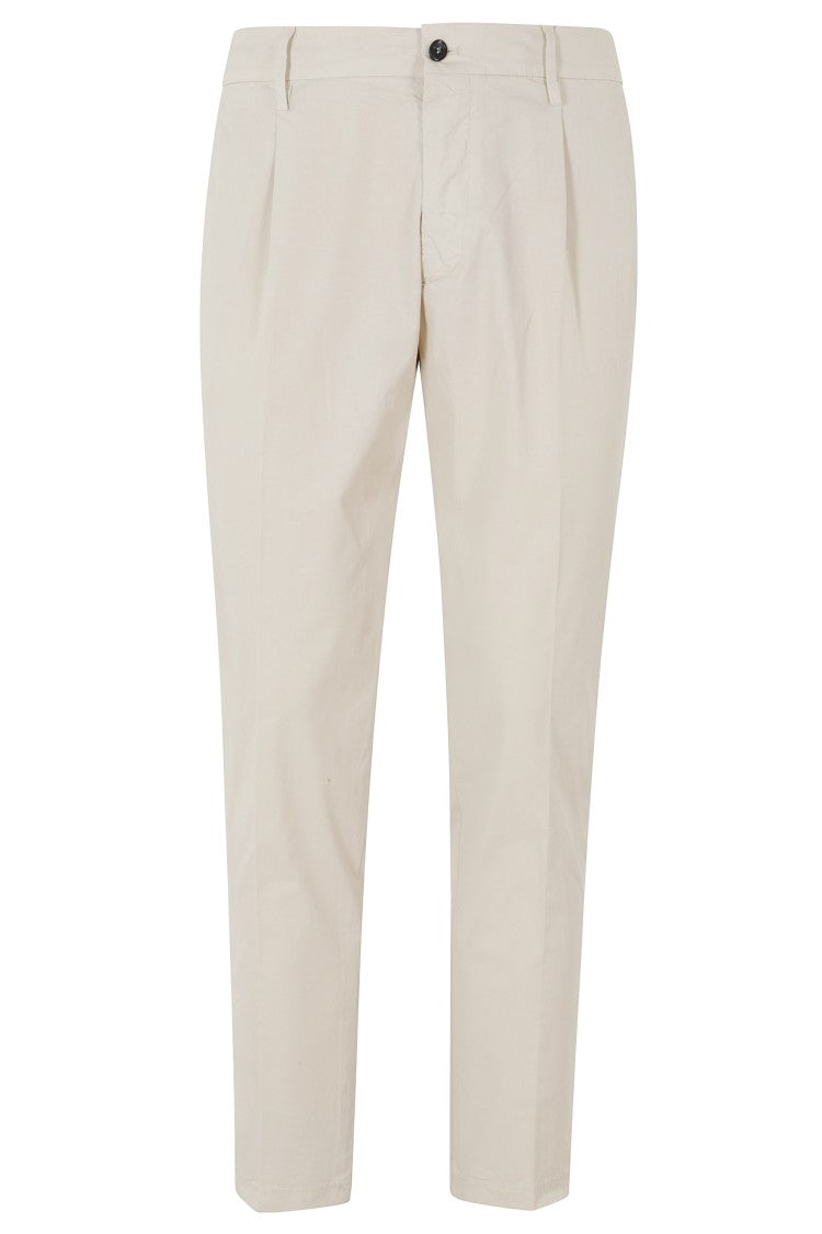 Be Able Sand Riccardo Gabardina Internal-Drawstring Cotton Pants