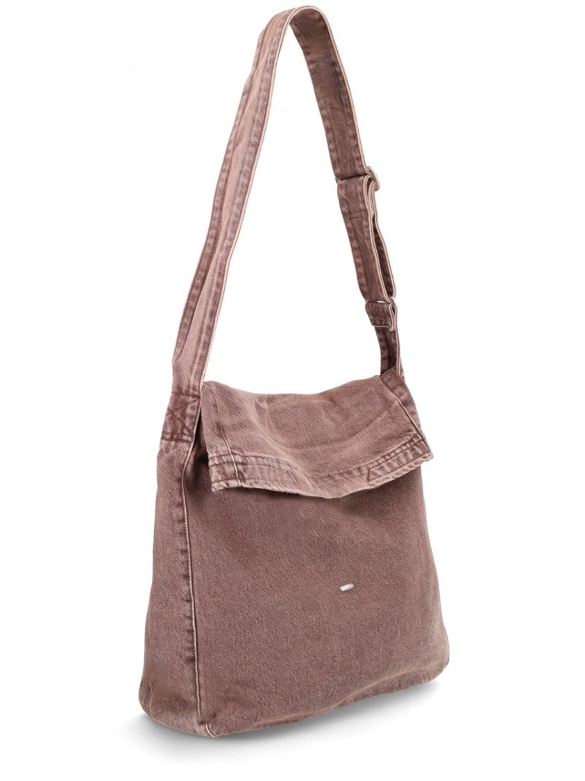 Our Legacy Neutrals Sustainable Adjustable Flap Cotton Shoulder Bag