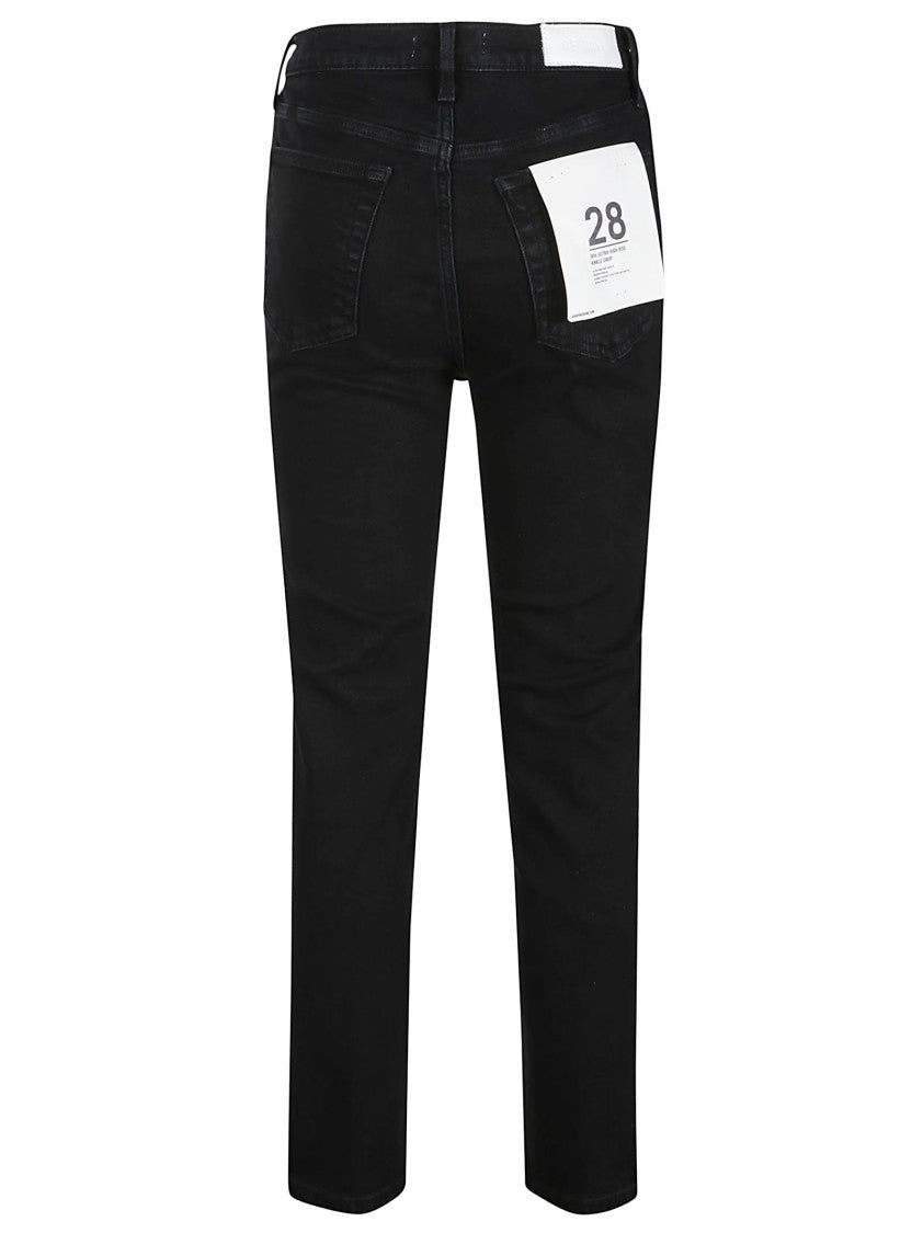 Re/Done 90S High Rise Ankle Crop Jeans