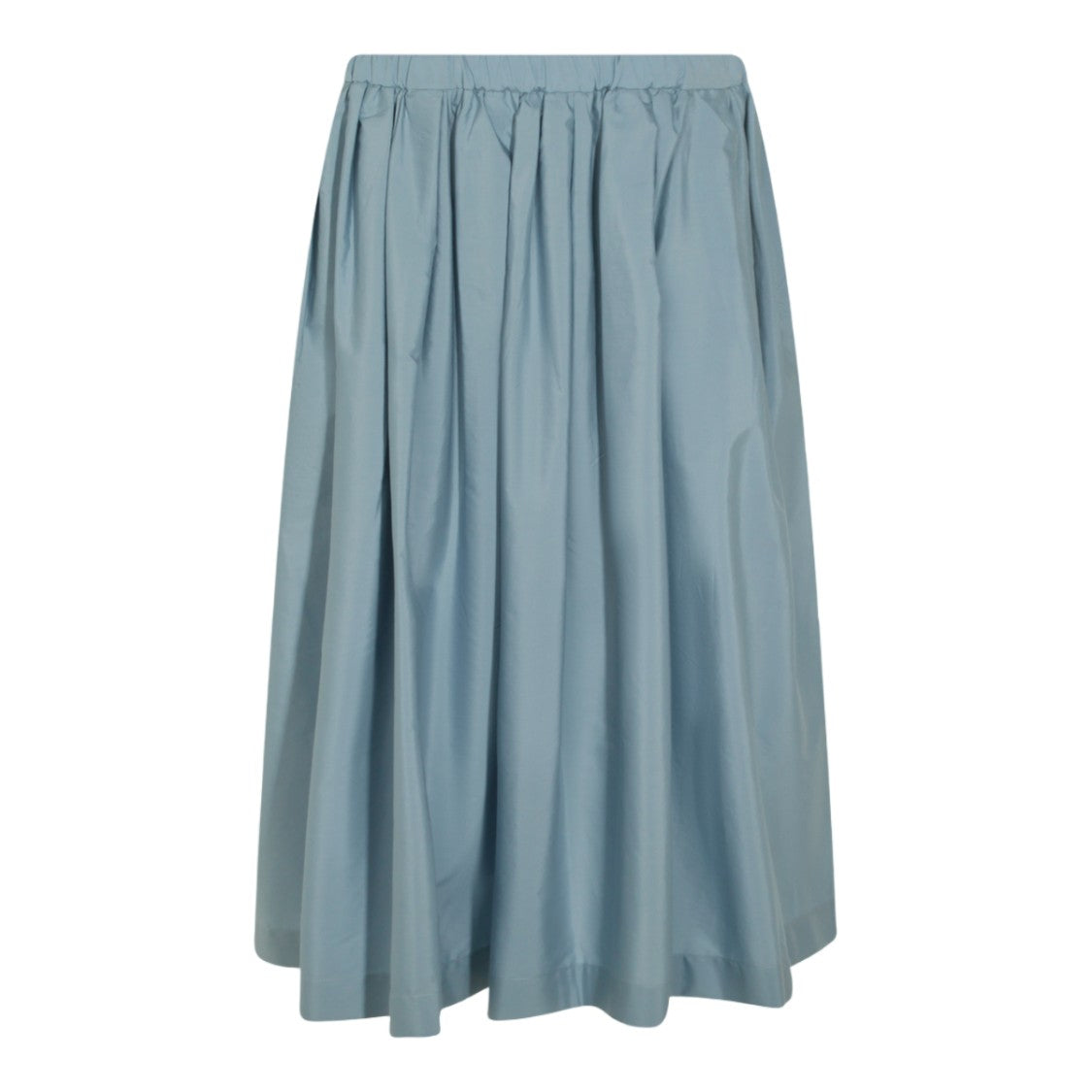 Nine In The Morning Midi Skirt With Gathered Waistband And Flowing Silhouette