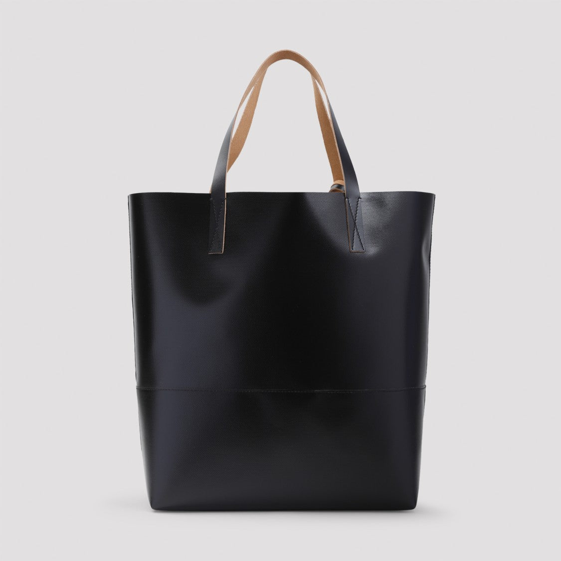 Marni Black Cow Leather Tote Bag