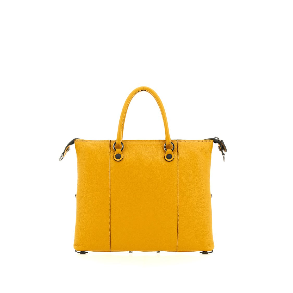 Gabs Structured Yellow Leather Handbag With Transformative Features