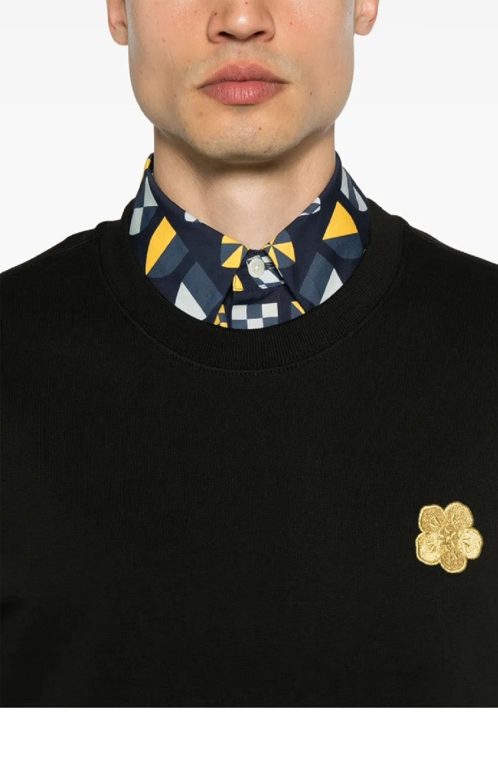 Kenzo Floral Emblem Black Sweatshirt