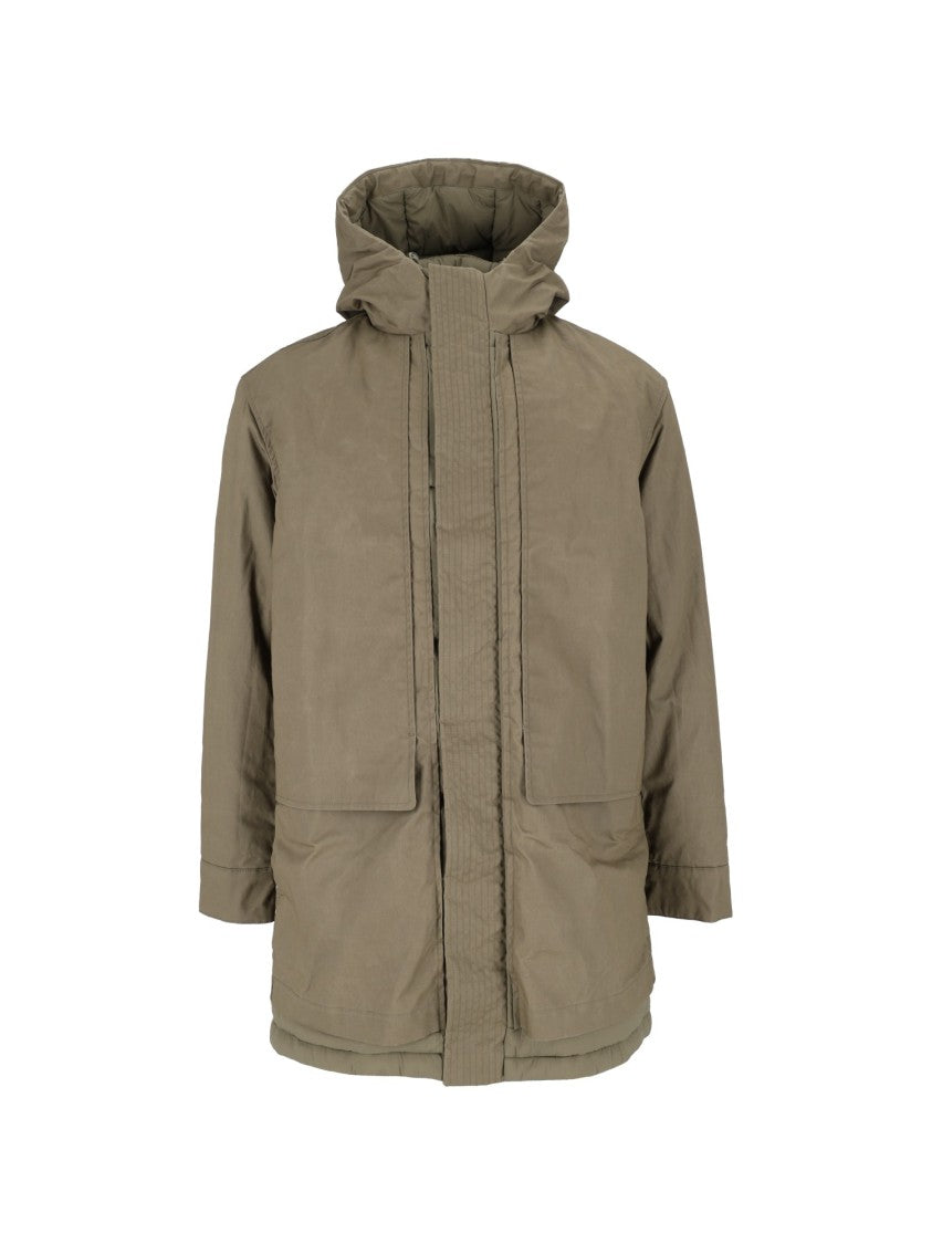 K-Way Curti Wax Cotton Nylon 3/4 Jacket