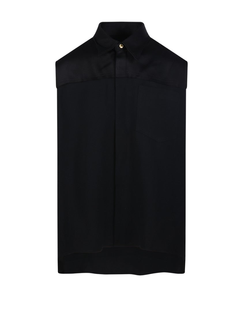 Ami Black Sleeveless Shirt
