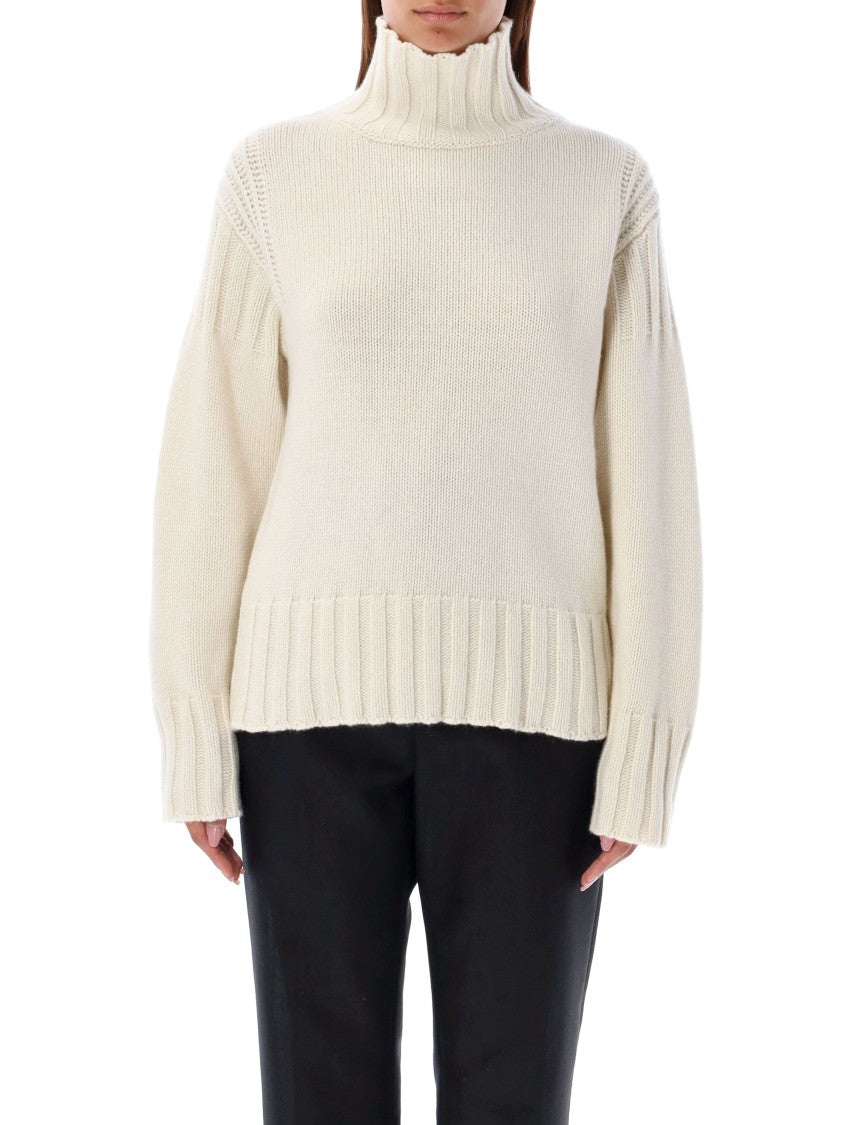 Jil Sander High Neck Cashmere Sweater
