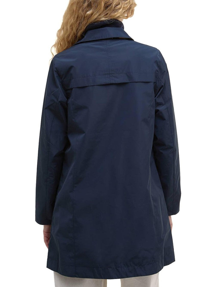 Barbour Babbity Showerproof Coat With Classic Button-Up Design