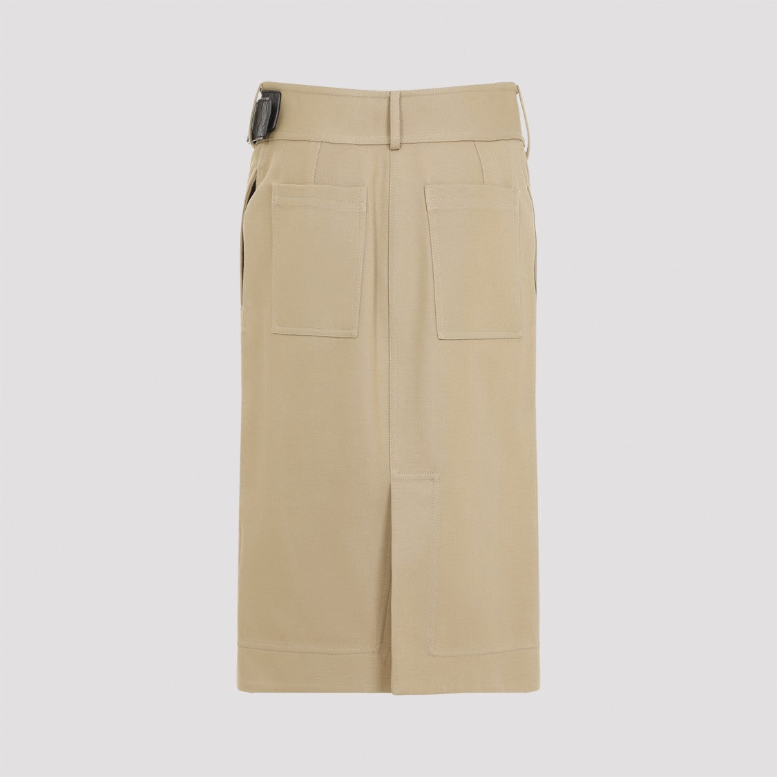 Bottega Veneta Nude & Neutrals Midi Skirt