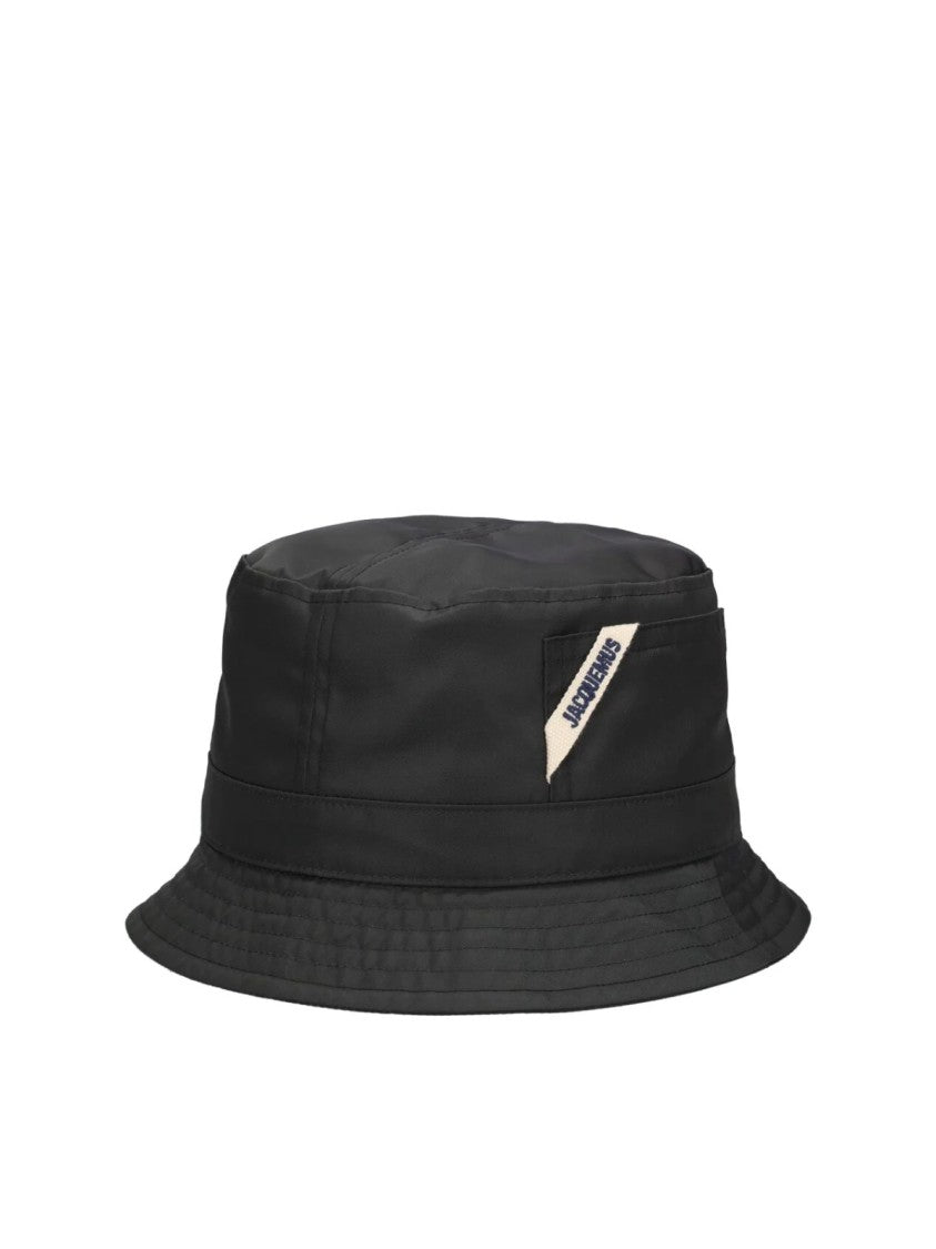 Jacquemus Le Bob Ovalie Logo Bucket Hat
