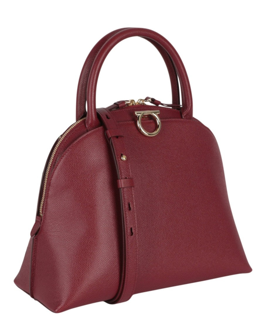 Ferragamo Gancini Medium Top Handle Bag