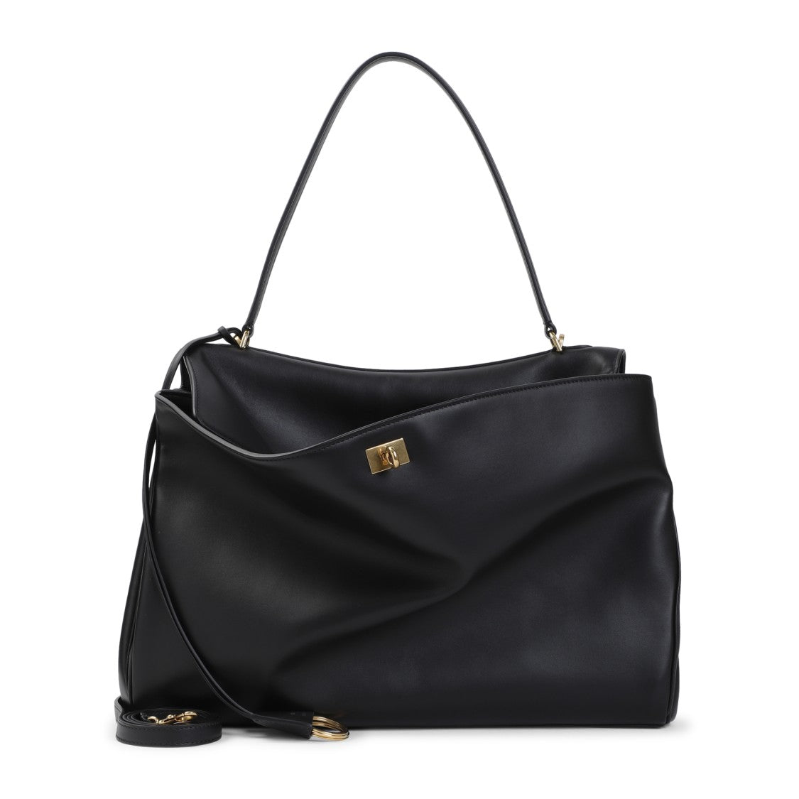 Balenciaga Black Calf Leather Rodeo Bag