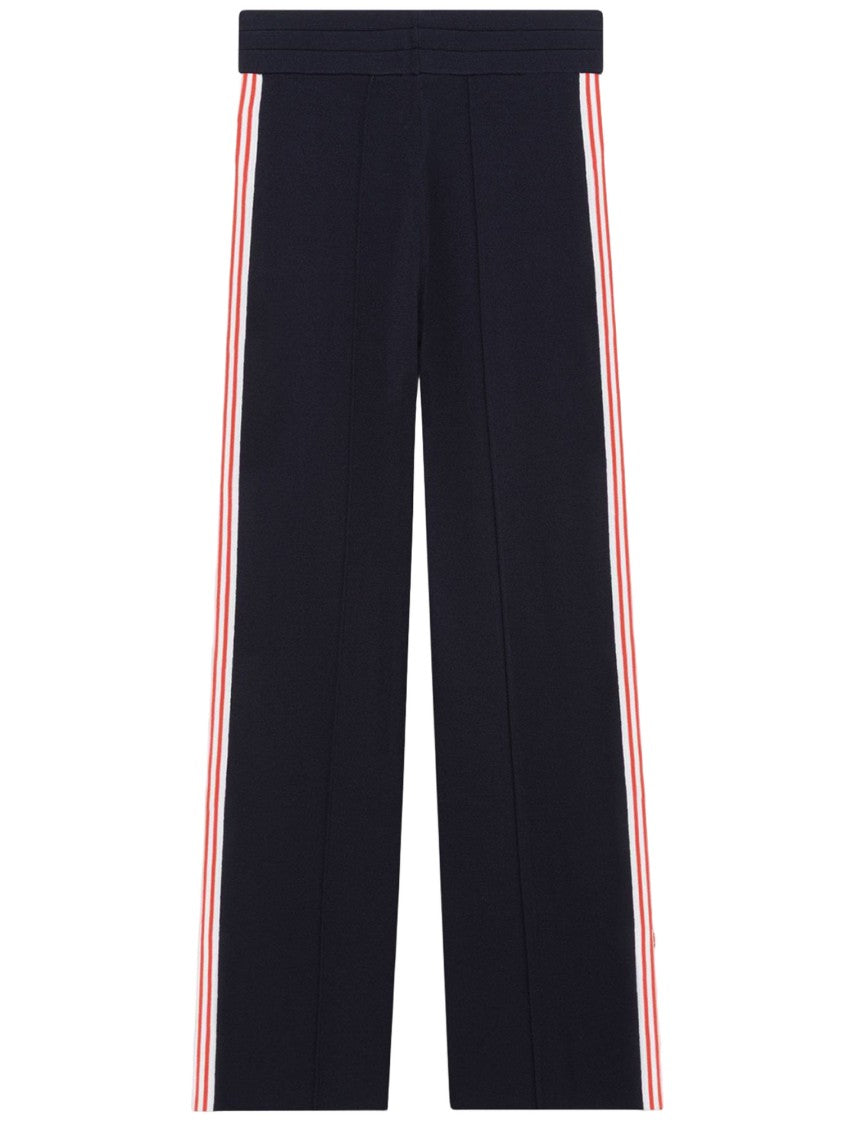 Autry Viscose Blend Contrast Panel Pants