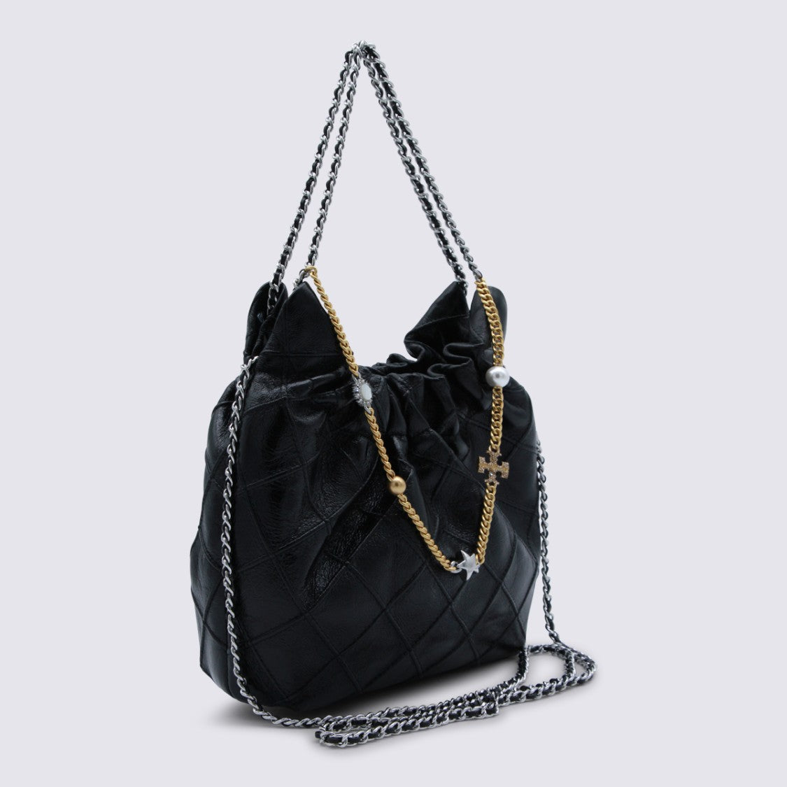Tory Burch Black Leather Crossbody Bag