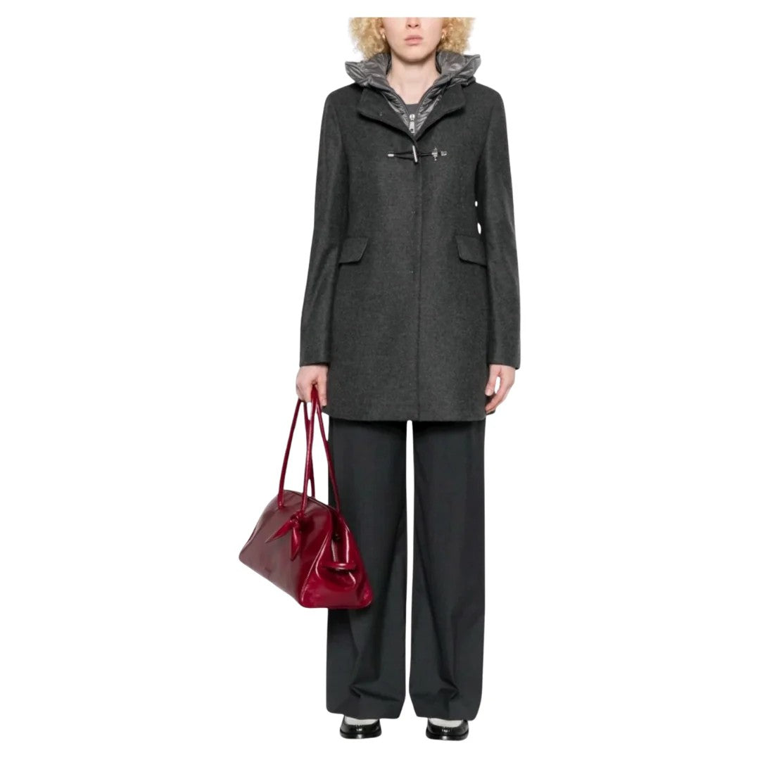 Fay Db Front Nylon Toggle Coat