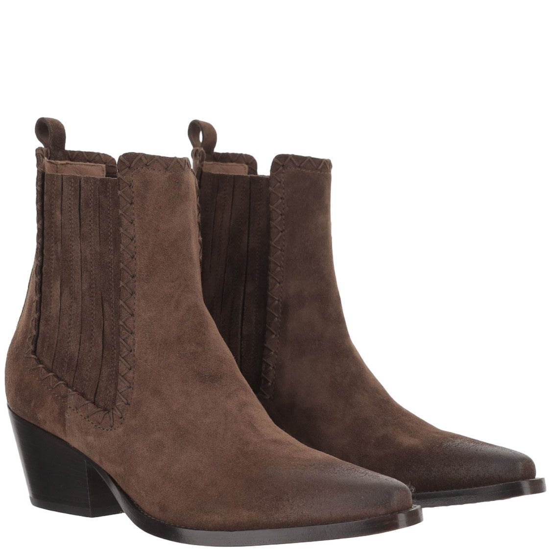 Sartore Mustang Suede Ankle Boots
