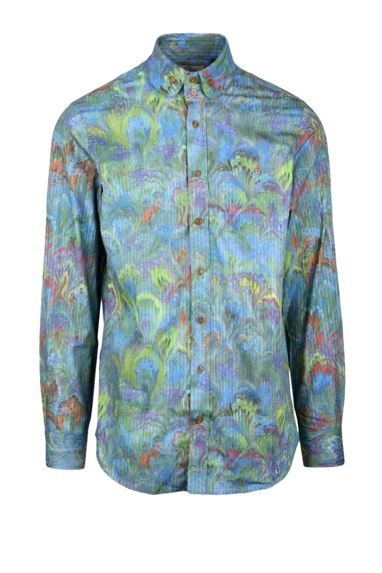 Vivienne Westwood Button-Down Shirt - Green/Blue