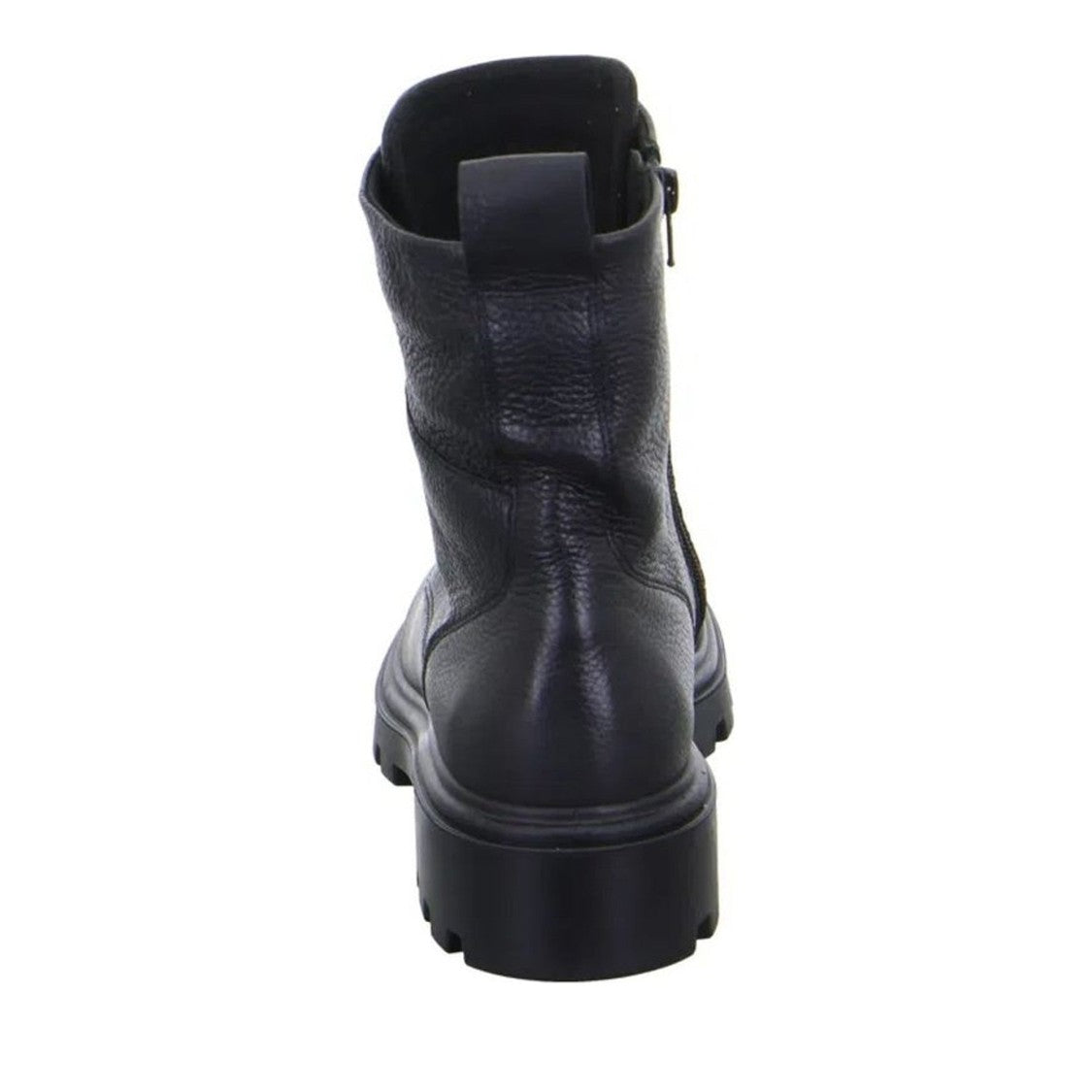 Ara Black Manchester Textured Leather Boots