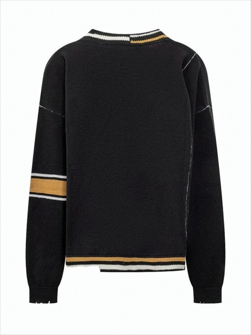 Ambush Relaxed Fit V-Neck Wool Sweater