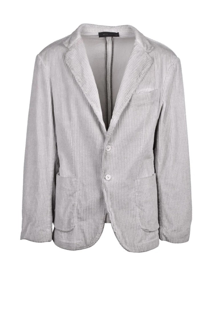 Never Enough Velvet Blazer Jacket - Grey