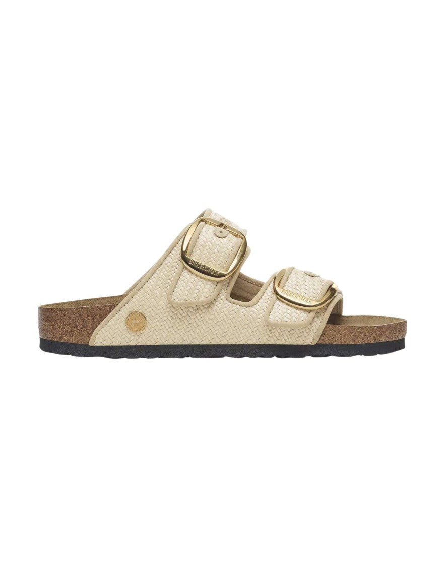 Birkenstock Arizona Big Buckle Raffia Sandals