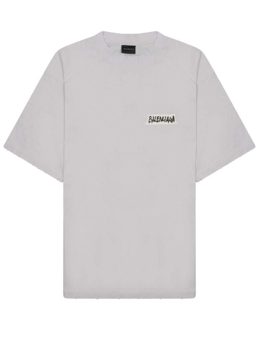 Balenciaga Medium-Fit Cotton Logo T-Shirt