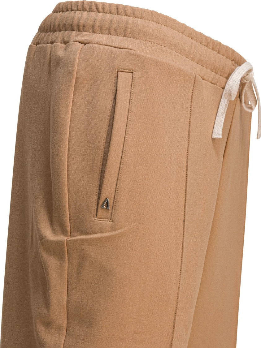 Altum Relaxed Fit Brown Trousers With Adjustable Drawstring