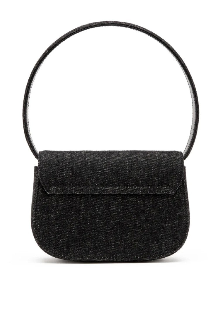 Diesel Structured Black Shoulder Bag