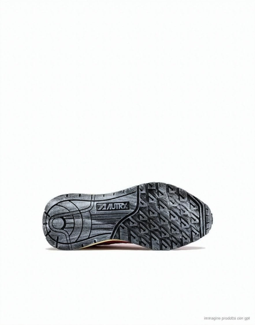 Autry Retro-Inspired Pink Suede And Mesh Sneakers