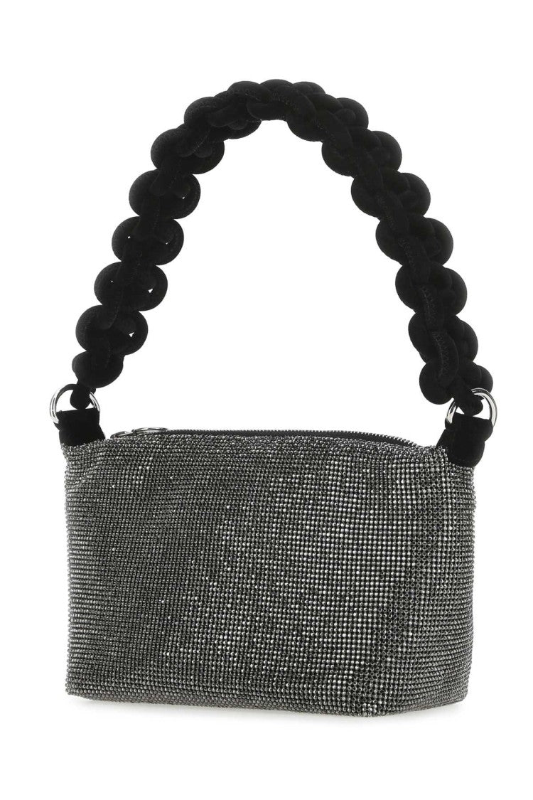 Kara Black Rhinestones Handbag