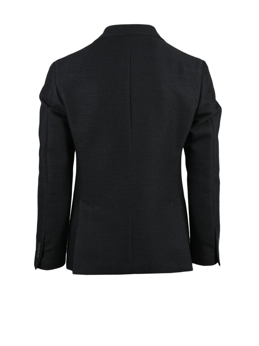 Luigi Bianchi Cotton Wool Satin Lapel Luigi Bianchi Jacket